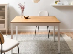 Tavolo da pranzo HOUSTON Rovere chiaro 125 cm 75 cm