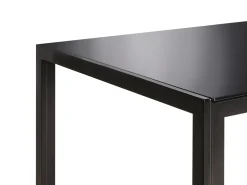 Tavolo da pranzo LAVOS Nero 120 cm 80 cm Vetro temperato