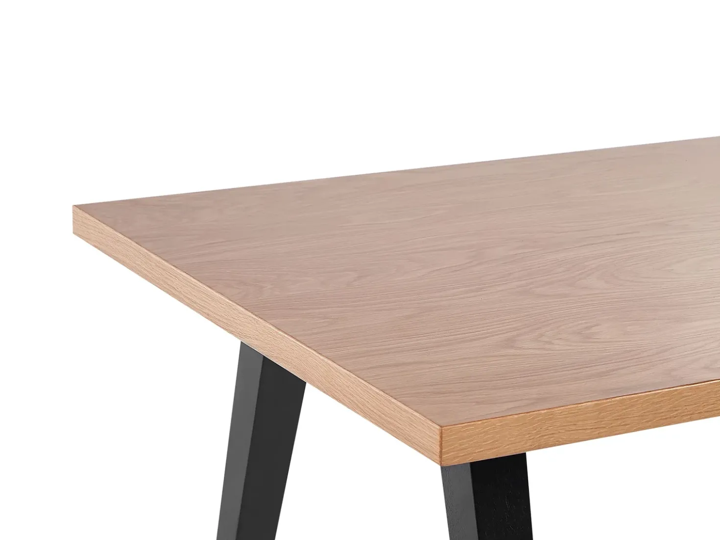 Tavolo da pranzo LENISTER Marrone/Nero 150 cm 90 cm