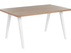 Tavolo da pranzo LENISTER Marrone/Bianco 150 cm 90 cm