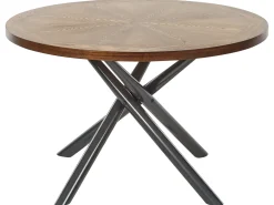 Tavolo da pranzo LORENZO Frassino marrone 120 cm 120 cm