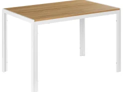 Tavolo da pranzo MANN Marrone/Bianco 120 cm 80 cm