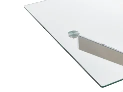 Tavolo da pranzo MARAMO Argento 120 cm 70 cm Vetro temperato
