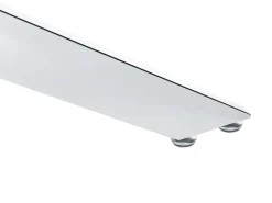 Tavolo da pranzo MARAMO Argento 120 cm 120 cm Vetro temperato