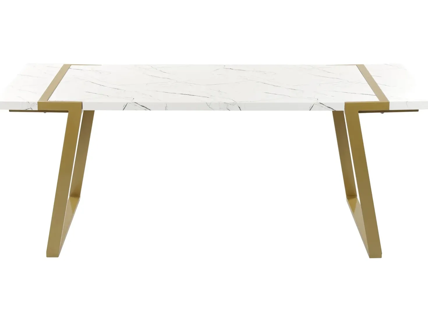 Tavolo da pranzo MARTYNIKA Marmo bianco 200 cm 90 cm