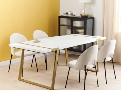 Tavolo da pranzo MARTYNIKA Marmo bianco 200 cm 90 cm