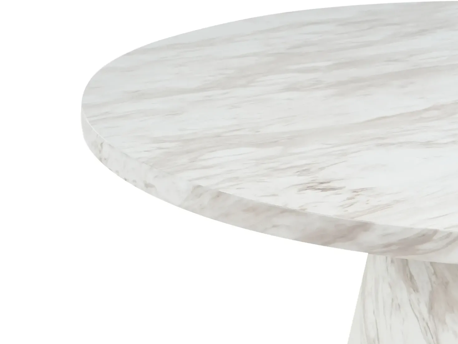 Tavolo da pranzo MERE Marmo bianco 120 cm 120 cm