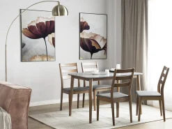 Tavolo da pranzo MODESTO Grigio 120 cm 80 cm Legno