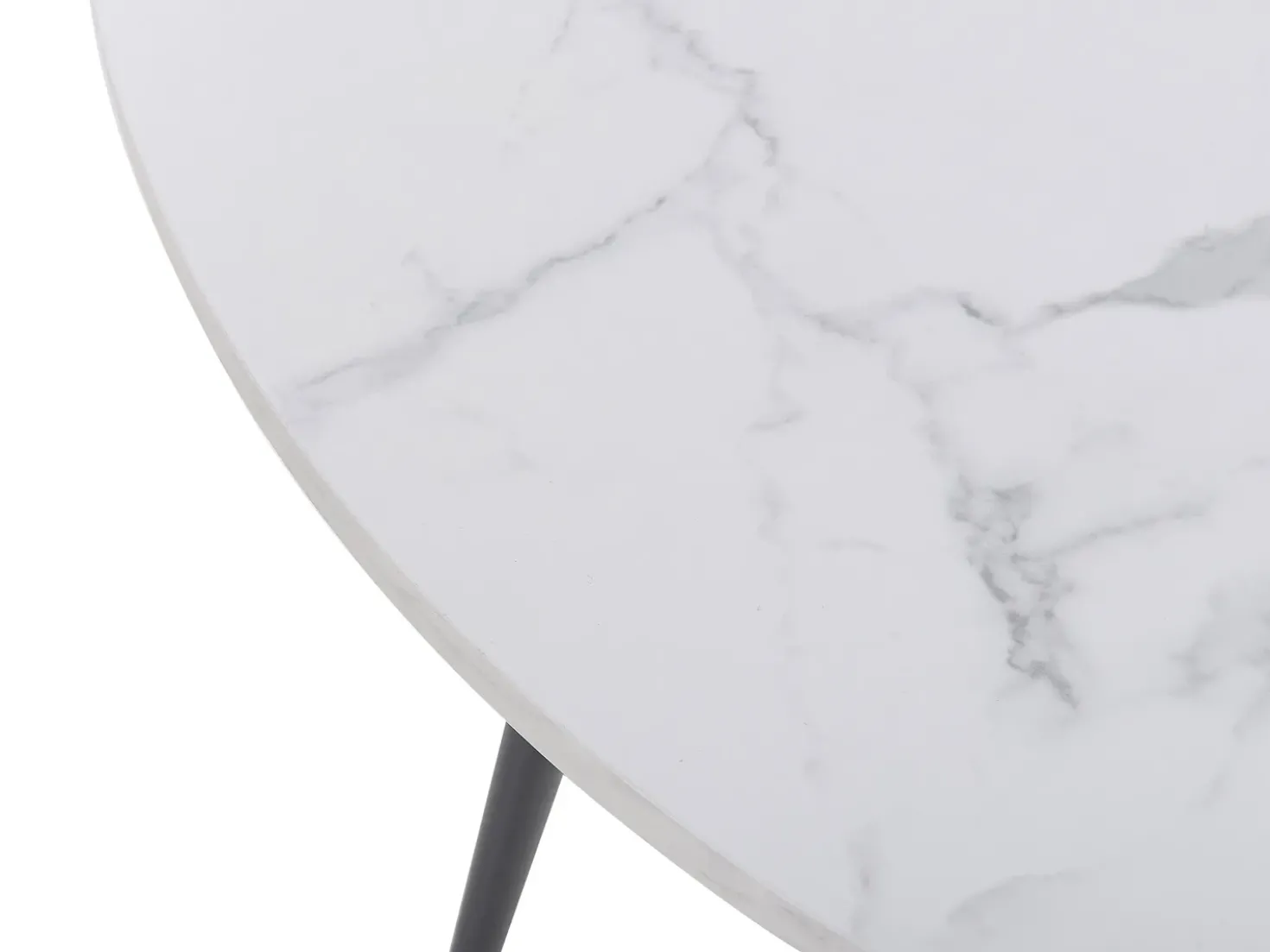 Tavolo da pranzo ODEON Marmo bianco 120 cm 120 cm