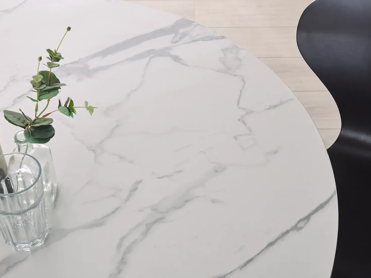 Tavolo da pranzo ODEON Marmo bianco 120 cm 120 cm