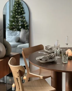 Tavolo da pranzo ORIN Frasino scuro 120 cm 120 cm