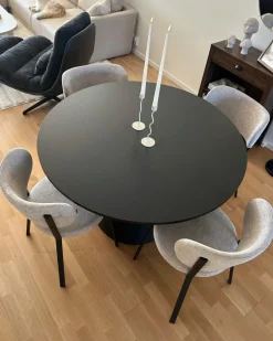 Tavolo da pranzo OYEN Nero 120 cm 120 cm