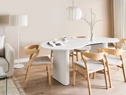Tavolo da pranzo PEERY Bianco 198 cm 93 cm