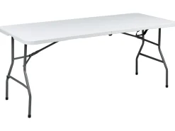 Tavolo da pranzo per 6 persone CUGNOLI 180 cm 74 cm Bianco