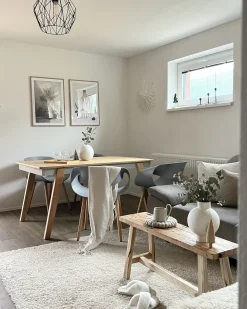 Tavolo da pranzo PHOLA Rovere chiaro 150 cm 90 cm