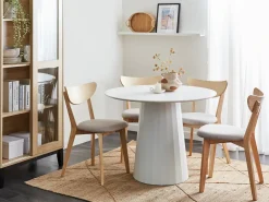 Tavolo da pranzo PLATO Bianco 100 cm 100 cm Metallo
