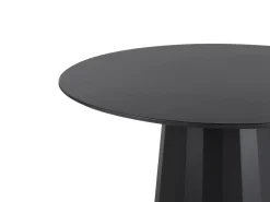 Tavolo da pranzo PLATO Nero 100 cm 100 cm Metallo