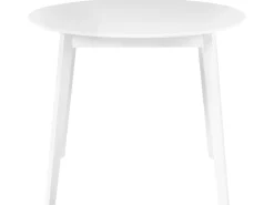 Tavolo da pranzo ROXBY Bianco 100 cm 100 cm Legno di pino