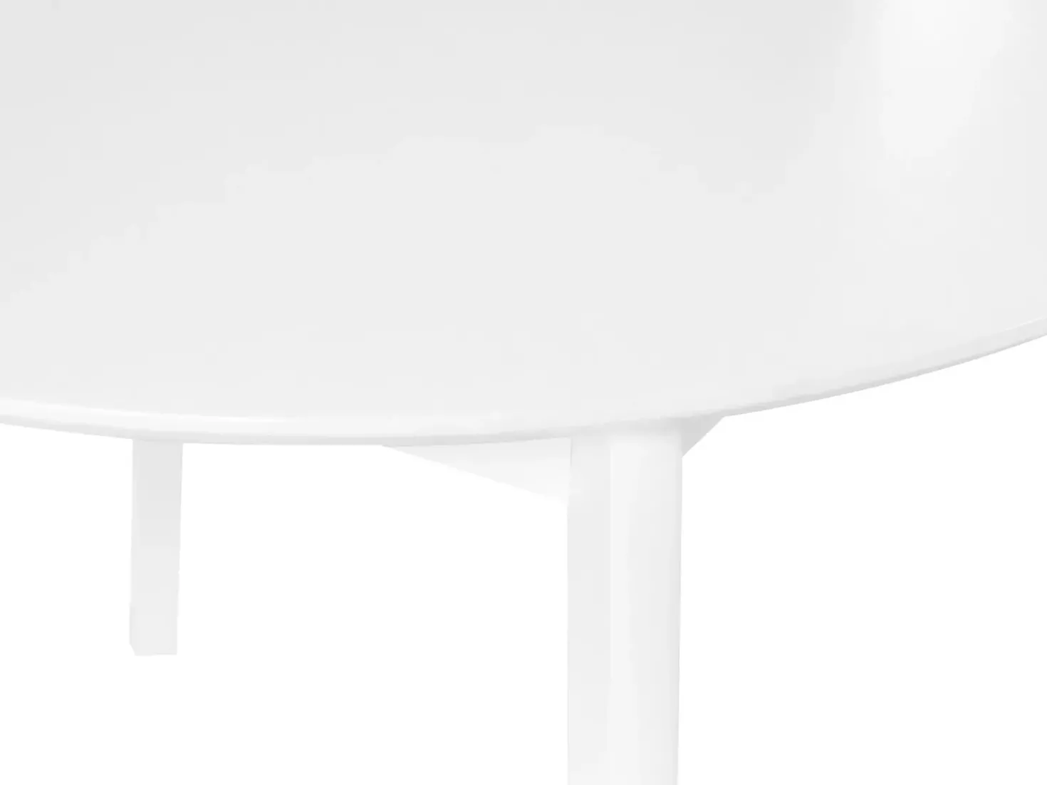 Tavolo da pranzo ROXBY Bianco 100 cm 100 cm Legno di pino