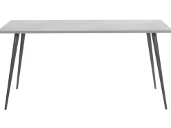 Tavolo da pranzo SANTIAGO Grigio effetto cemento 160 cm 80 cm
