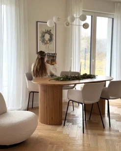 Tavolo da pranzo SAVORY Marrone chiaro 180 cm 90 cm