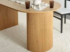 Tavolo da pranzo SAVORY Marrone chiaro 180 cm 90 cm