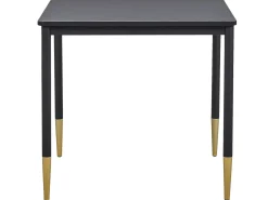 Tavolo da pranzo SHALFORD Nero 80 cm 80 cm