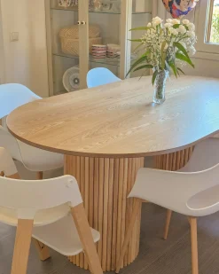 Tavolo da pranzo SHERIDAN Frassino naturale 180 cm 100 cm