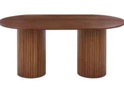 Tavolo da pranzo SHERIDAN Frasino scuro 180 cm 100 cm