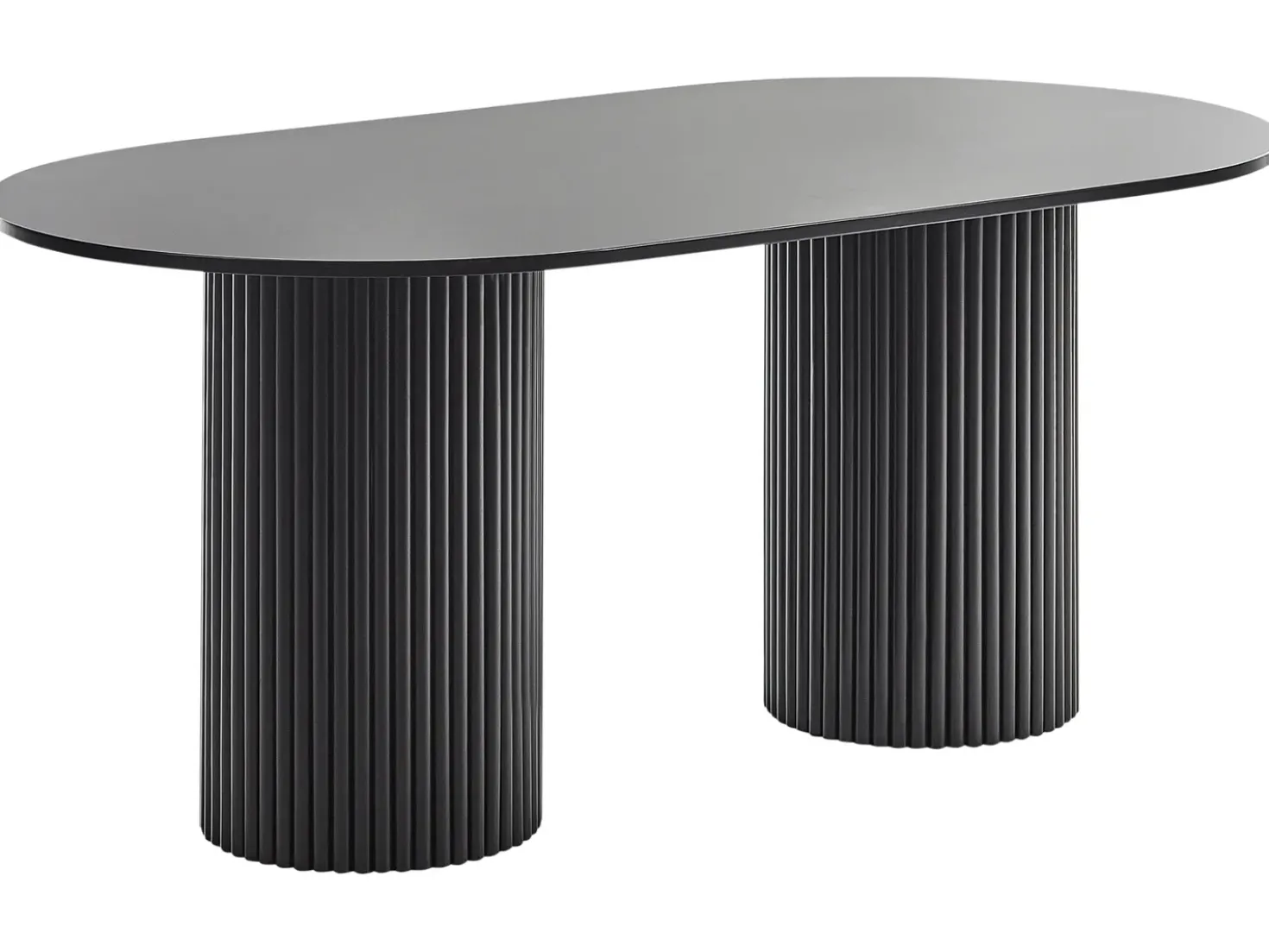 Tavolo da pranzo SHERIDAN Nero 180 cm 100 cm