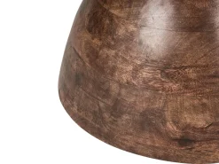 Tavolo da pranzo SILVON Marrone scuro 120 cm 120 cm Legno di mango