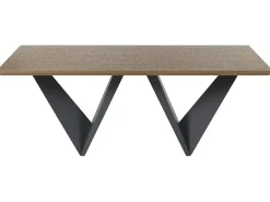 Tavolo da pranzo SINTRA Marrone scuro 200 cm 100 cm