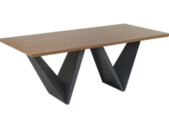Tavolo da pranzo SINTRA Marrone scuro 200 cm 100 cm