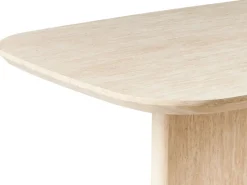 Tavolo da pranzo TRAVERS Effetto travertino 180 cm 90 cm