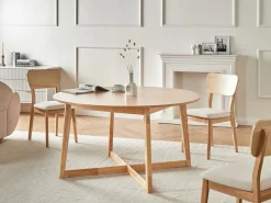 Tavolo da pranzo WAIPORI Rovere chiaro 140 cm 140 cm