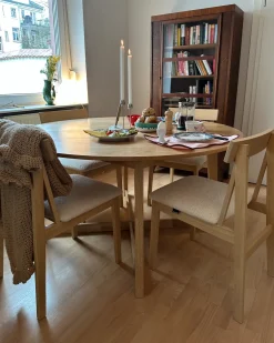 Tavolo da pranzo WAIPORI Rovere chiaro 140 cm 140 cm