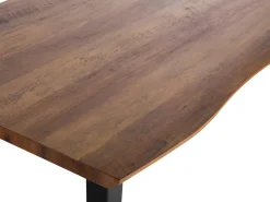 Tavolo da pranzo WITNEY Marrone scuro 160 cm 90 cm