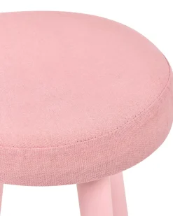 Tavolo da toilette per bambini con sgabello MARGIE Rosa