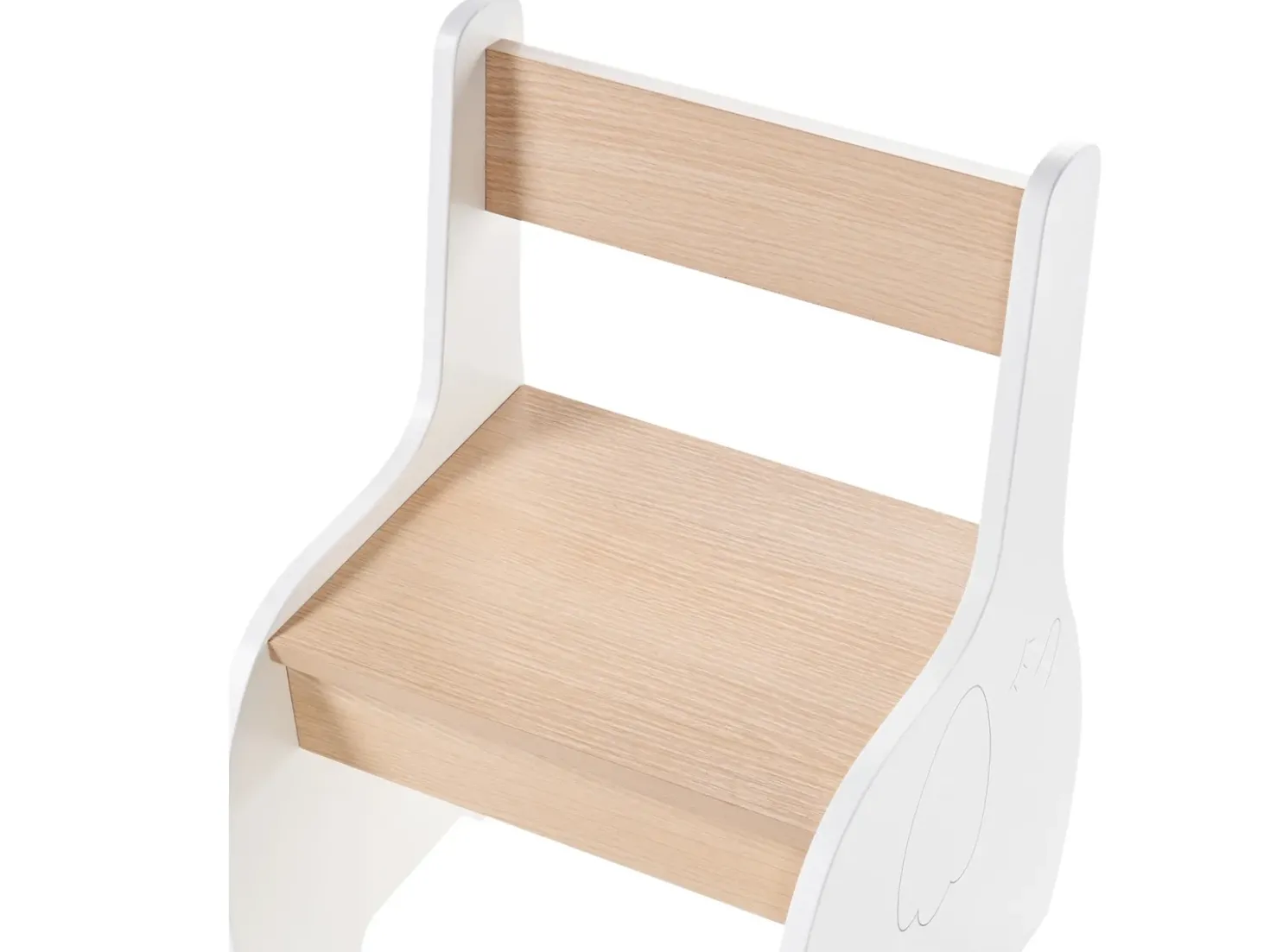 Tavolo per bambini con sedie LOYD Bianco