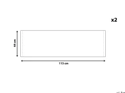 Teli da sdraio ANZIO/AVELLINO 113 x 44 cm Beige sabbia
