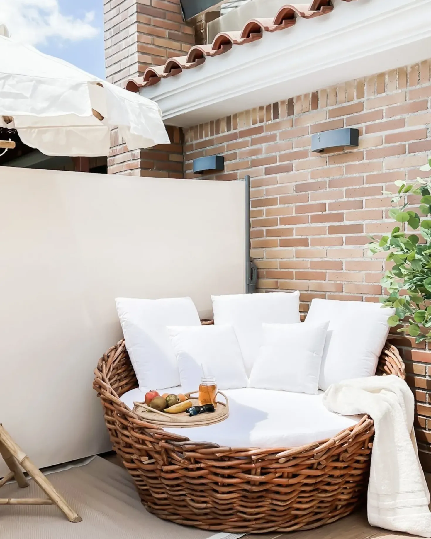 Tendalino laterale DORIO 305 cm 160 cm Beige