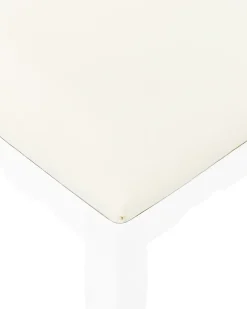 Toeletta con specchio e sgabello AMOUR Bianco