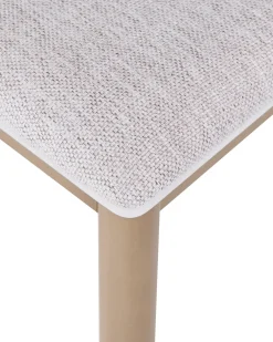 Toeletta con specchio e sgabello ROSEY LED Bianco