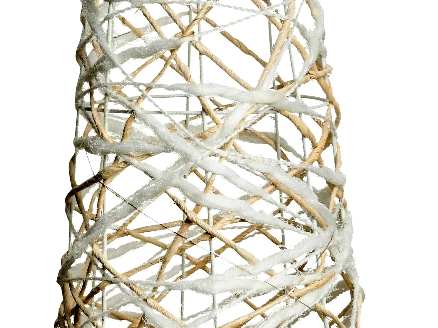 TUELSO Albero di Natale 60/80/100 cm Bianco/Oro