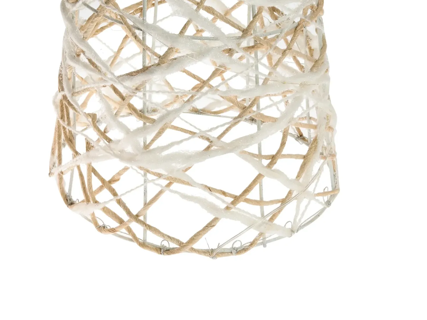 TUELSO Albero di Natale 60/80/100 cm Bianco/Oro