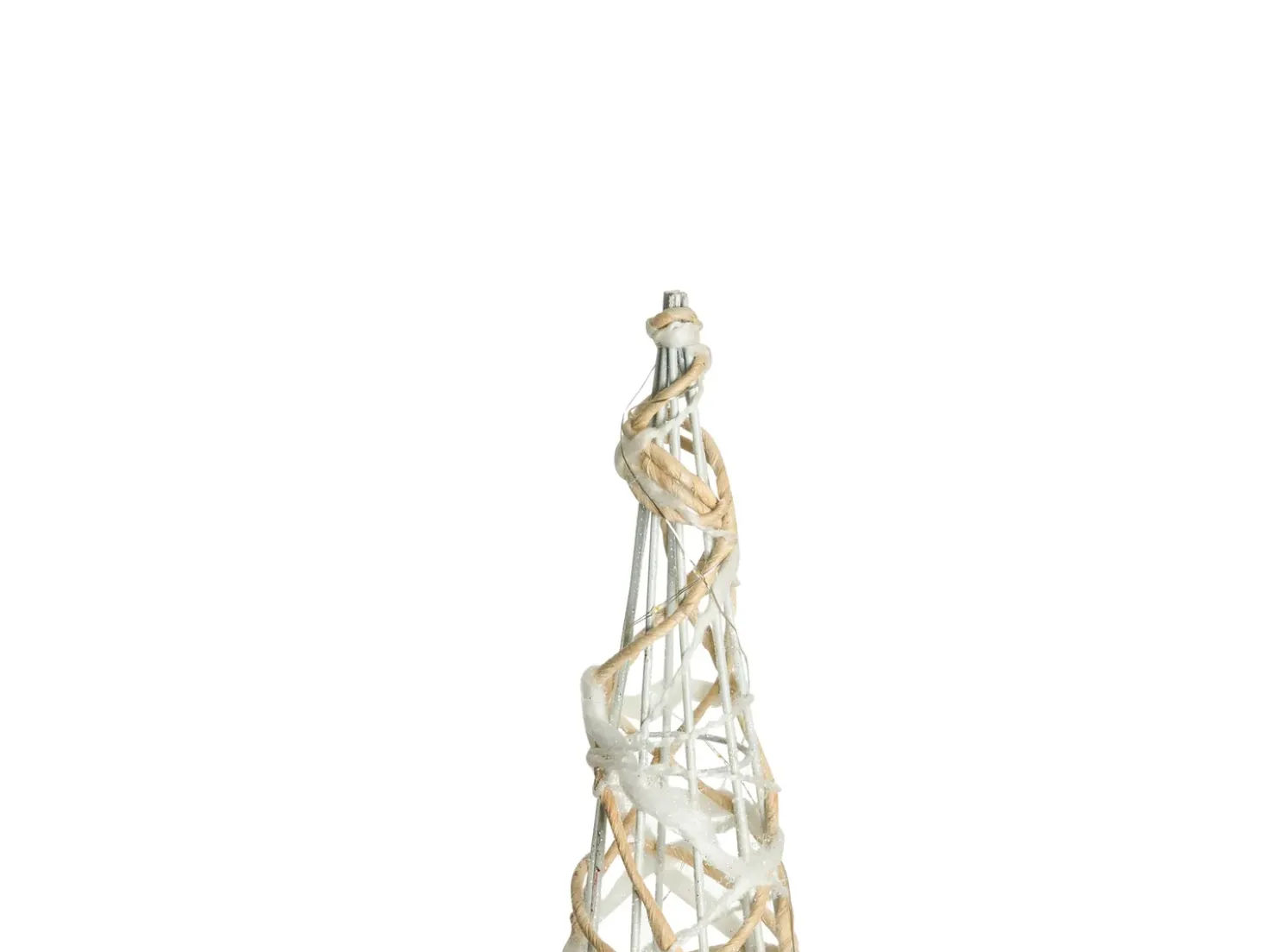 TUELSO Albero di Natale 60/80/100 cm Bianco/Oro