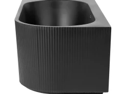 Vasca da bagno angolare GOCTA Lato destro 170 x 80 cm Nero