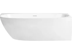 Vasca da bagno angolare PARNAIBA Lato Sinistro 170 x 80 cm Bianco