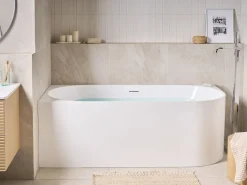 Vasca da bagno angolare PORTINHO Lato destro 170 x 80 cm Bianco