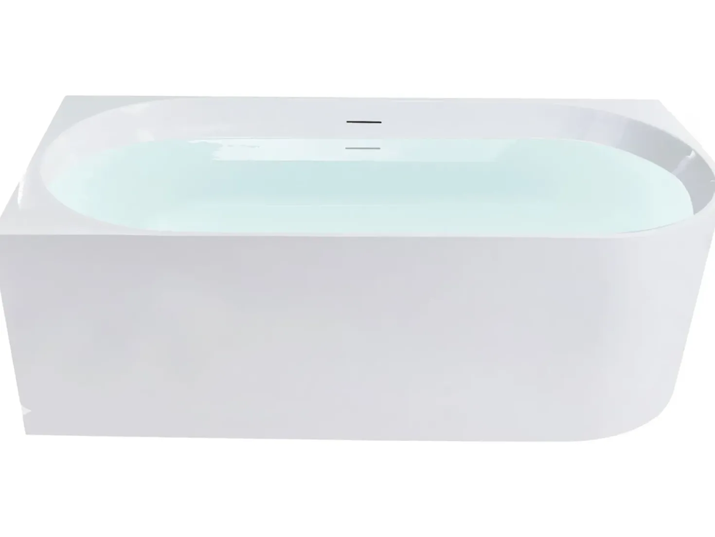 Vasca da bagno angolare PORTINHO Lato destro 170 x 80 cm Bianco